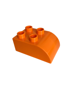 Lego® Duplo® kostka oranžová zaoblená 3x2